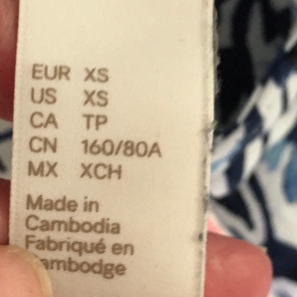 Abstract Floral Boho Chic Sun Dress XS - Picture 6 of 7